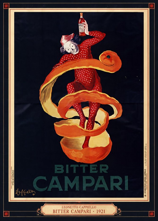Leonetto Cappiello Bitter Campari I No1 - Juliste