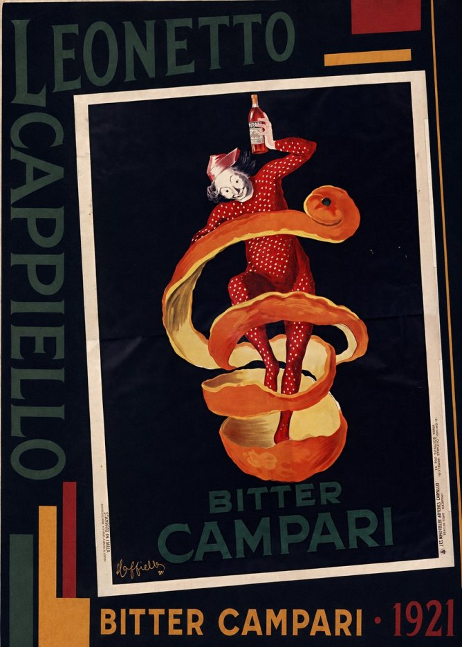 Leonetto Cappiello Bitter Campari I No4 - Juliste
