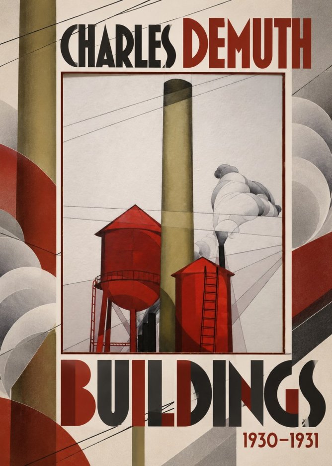 Charles Demuth Buildings No6 - Juliste