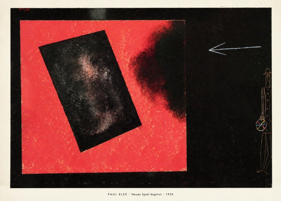 Paul Klee Neues Spiel Beginnt No5 - Juliste