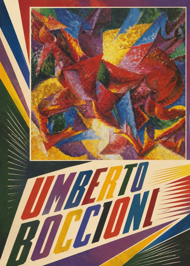 Umberto Boccioni Umberto Boccioni I No4 - Juliste