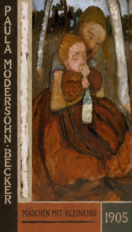 Paula Modersohn-Becker Mädchen Mit Kleinkind I No4 - Juliste