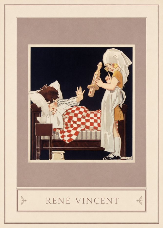 René Vincent The Little Patient No3 - Juliste