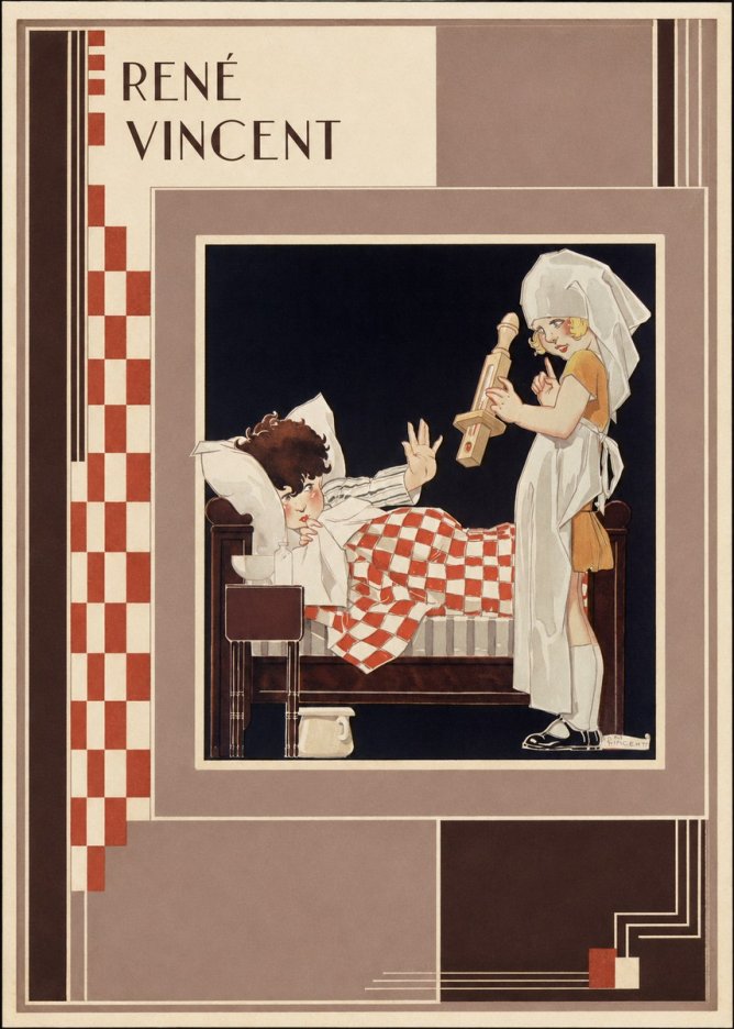 René Vincent The Little Patient No4 - Juliste