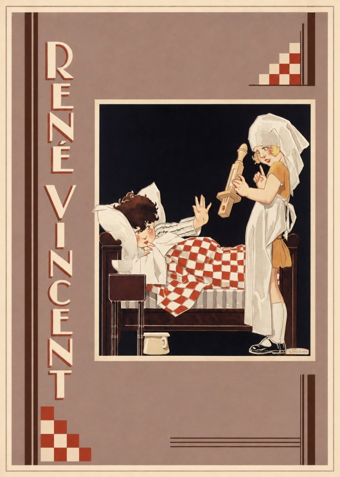 René Vincent The Little Patient No5 - Juliste