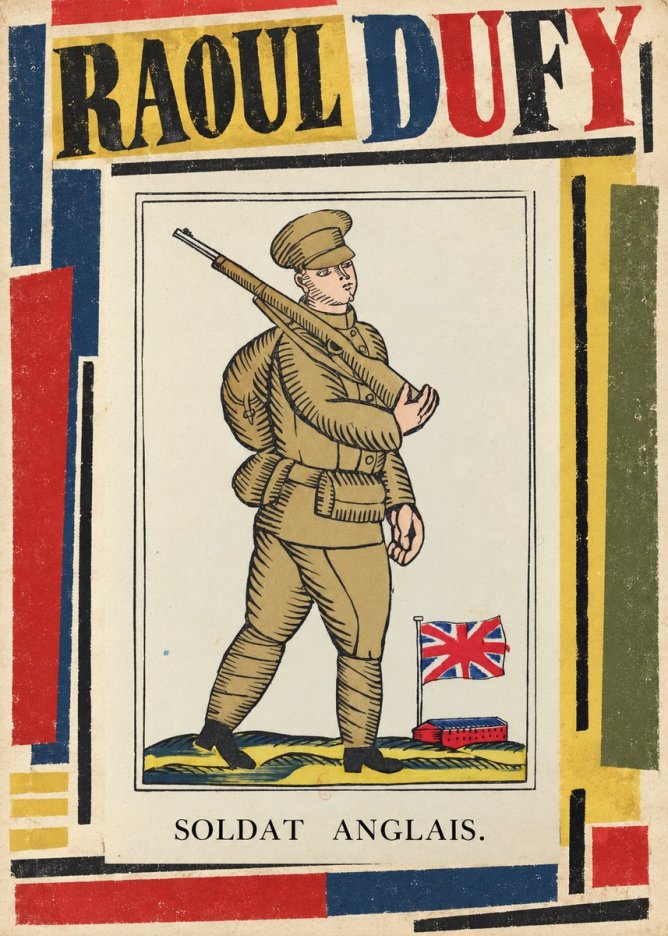 Raoul Dufy Soldat Anglais. No3 - Juliste
