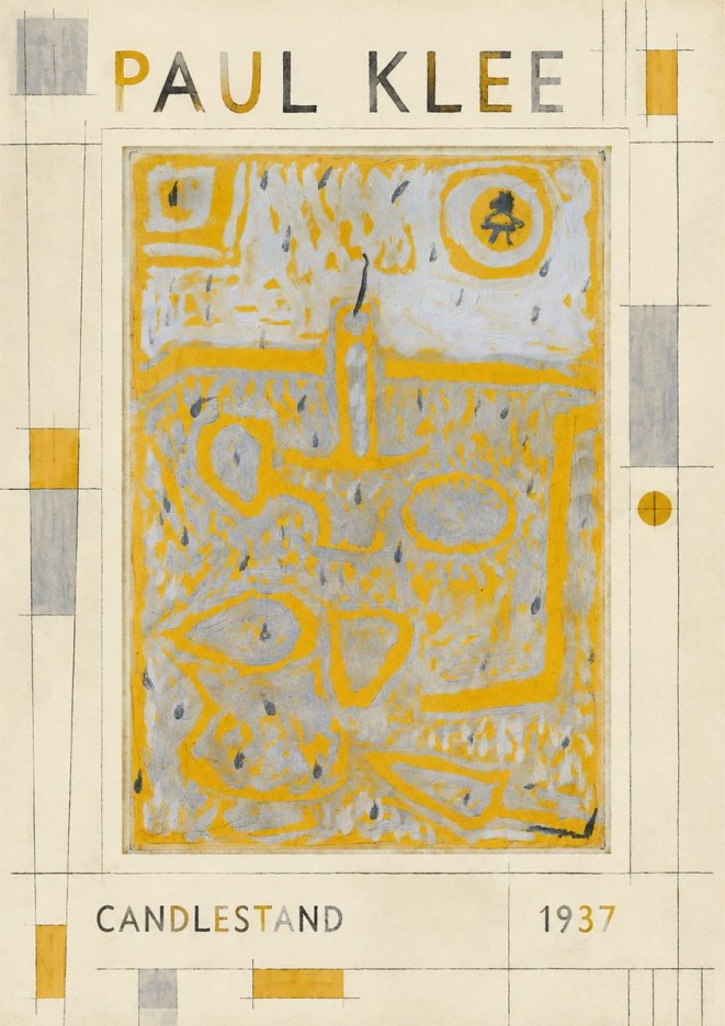 Paul Klee Candlestand No3 - Juliste