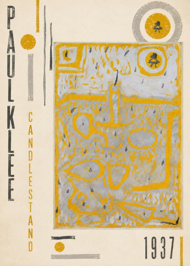 Paul Klee Candlestand No6 - Juliste