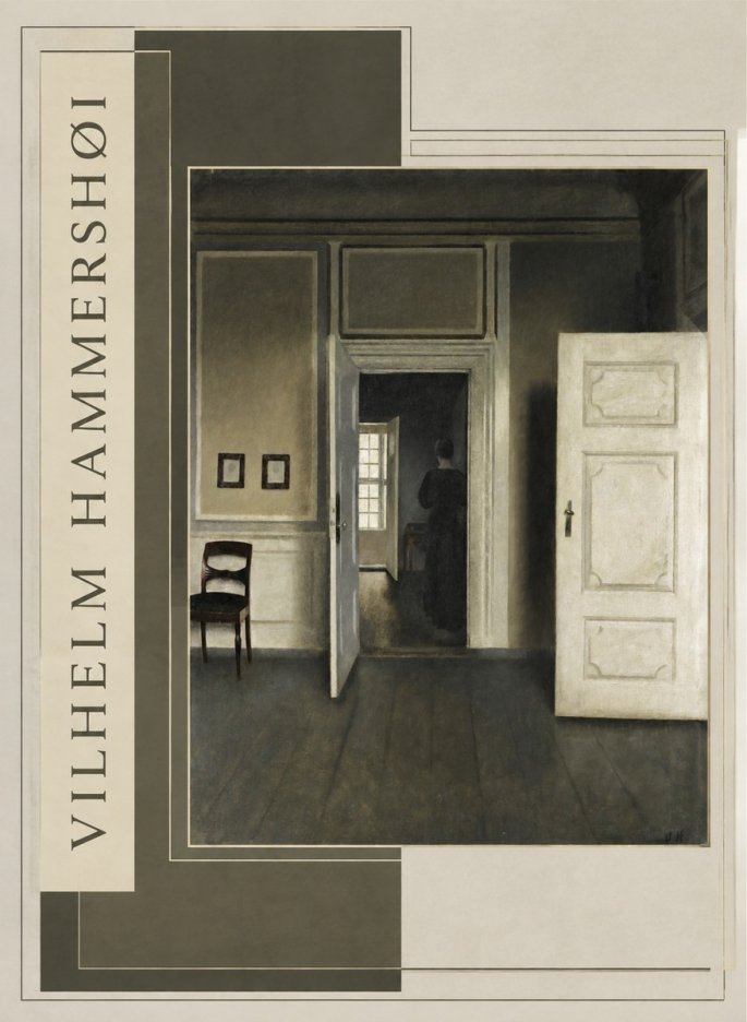 Vilhelm Hammershøi Interior, Strandgade 30 I No2 - Juliste