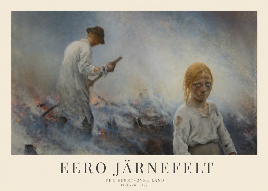 Eero Järnefelt The Burnt-over Land No1 - Juliste