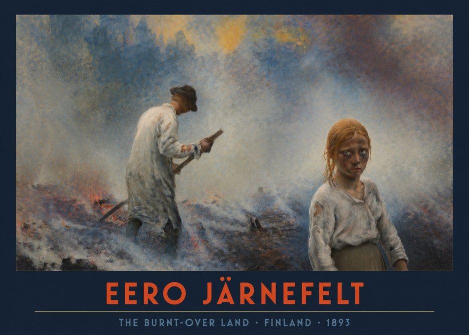 Eero Järnefelt The Burnt-over Land No2 - Juliste