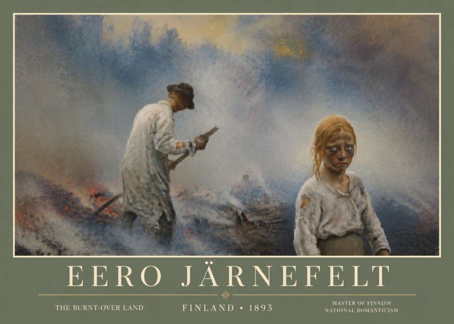 Eero Järnefelt The Burnt-over Land No5 - Juliste