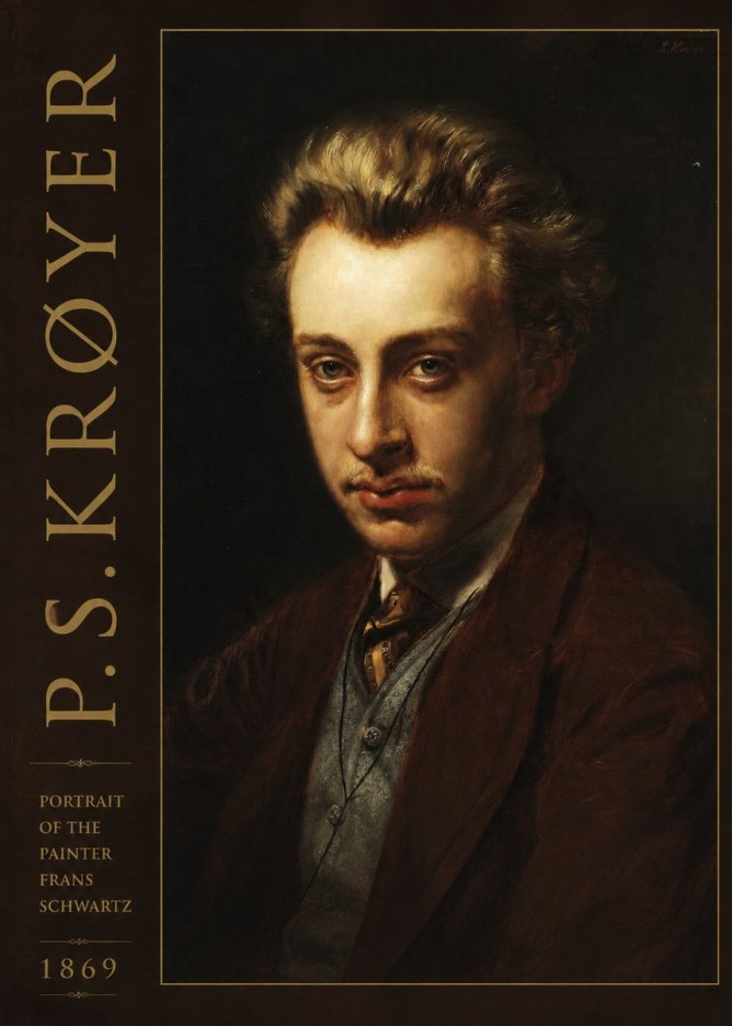 P.S. Krøyer Portrait of the Painter Frans Schwartz No3 - Juliste