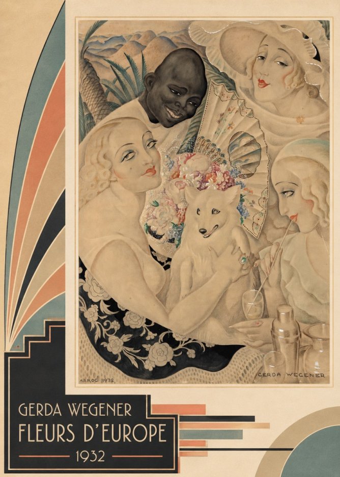 Gerda Wegener Fleurs D'europe No2 - Juliste