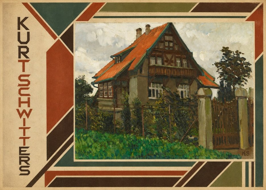 Kurt Schwitters The House on Berggasse No2 - Juliste