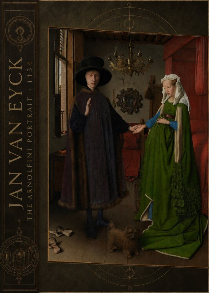 Jan van Eyck The Arnolfini Portrait IV No2 - Juliste