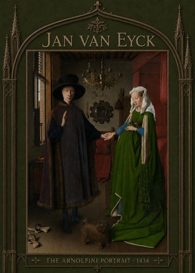 Jan van Eyck The Arnolfini Portrait IV No5 - Juliste