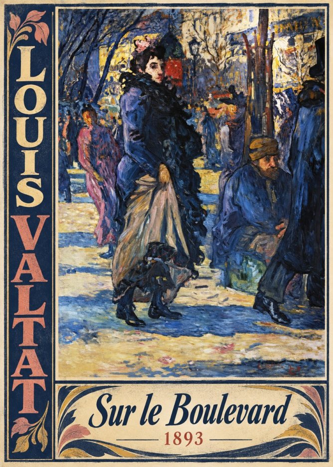 Louis Valtat Sur Le Boulevard No3 - Juliste