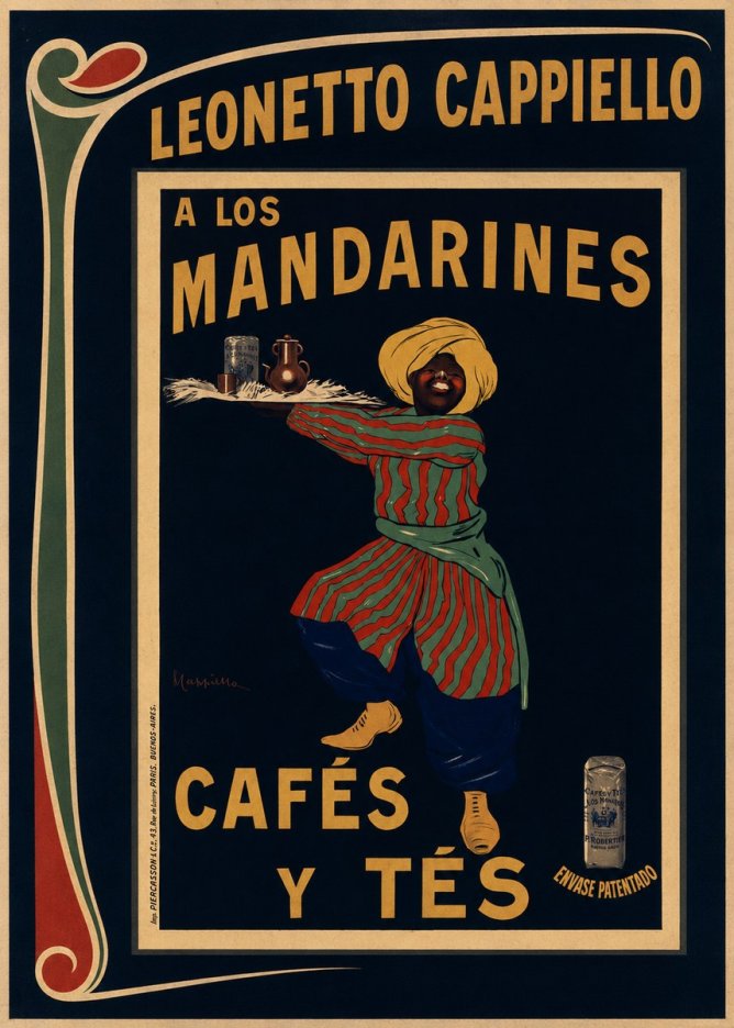 Leonetto Cappiello A Los Mandarines No1 - Juliste