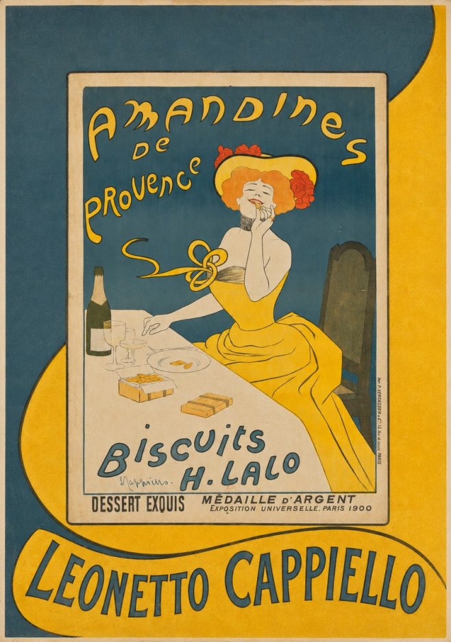 Leonetto Cappiello Amandines De Provence Biscuits H. Lalo II No4 - Juliste