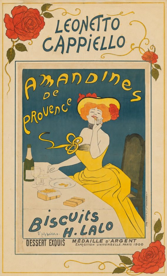 Leonetto Cappiello Amandines De Provence Biscuits H. Lalo II No5 - Juliste