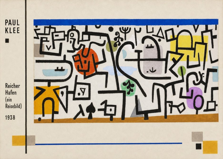 Paul Klee Reicher Hafen (Ein Reisebild) II No3 - Juliste