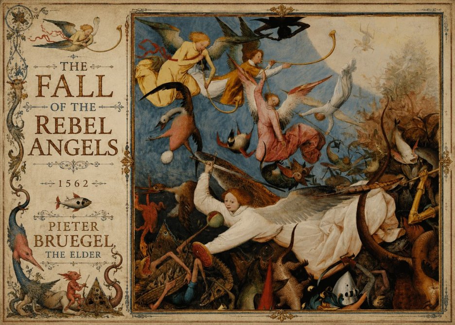 Pieter Bruegel The Fall of the Rebel Angels II No2 - Juliste