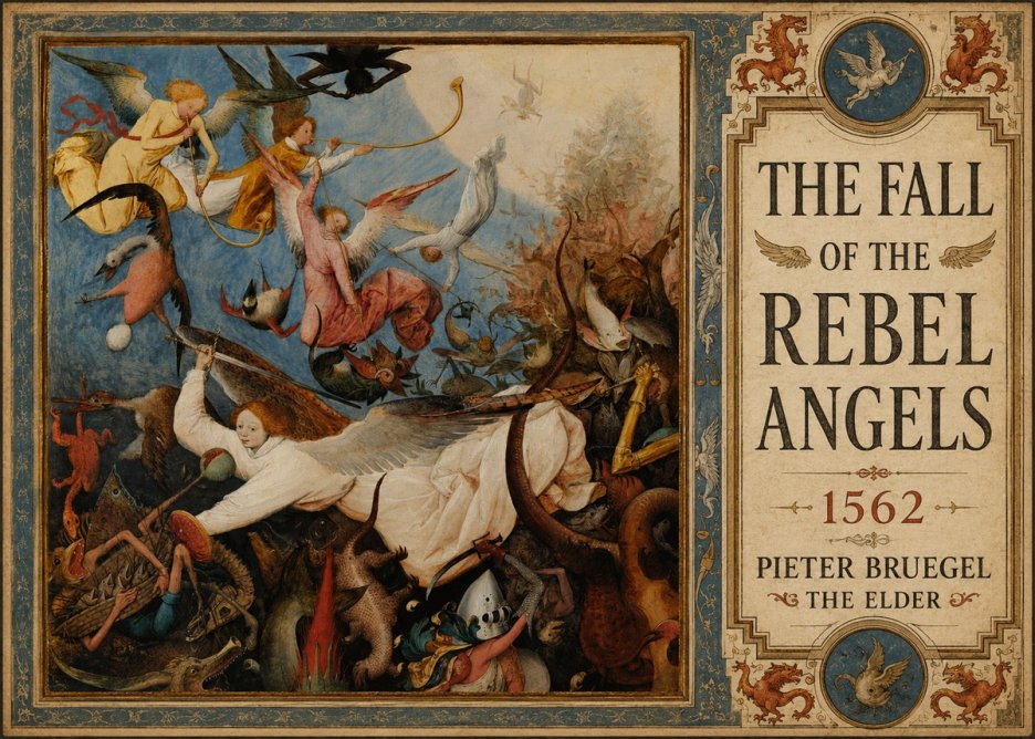 Pieter Bruegel The Fall of the Rebel Angels II No3 - Juliste