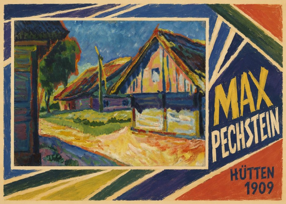 Max Pechstein Hütten 1909 No4 - Juliste