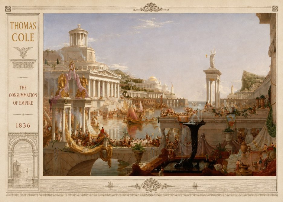 Thomas Cole The Consummation of Empire No2 - Juliste