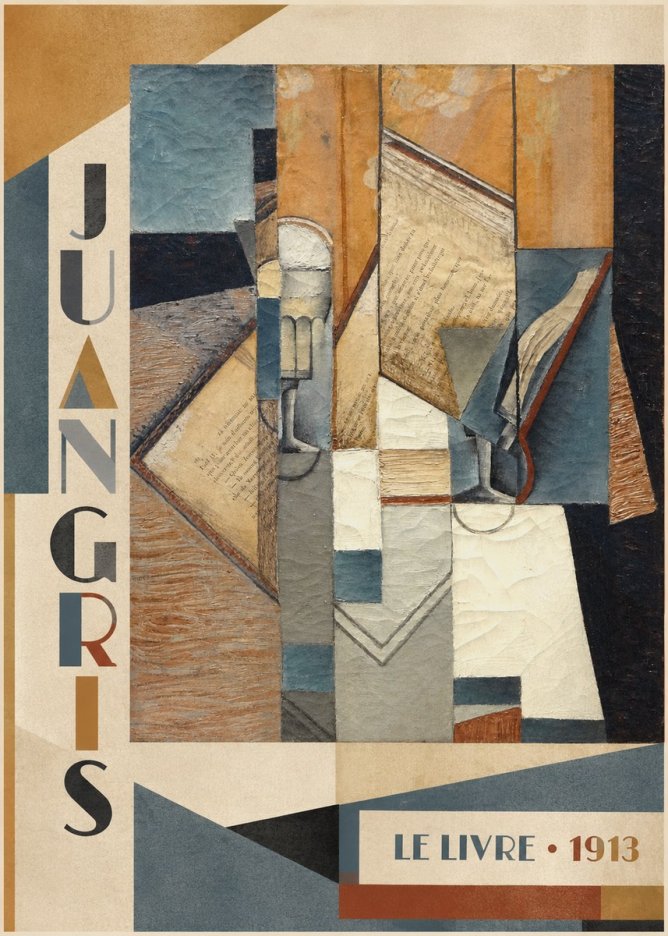 Juan Gris Le Livre No2 - Juliste