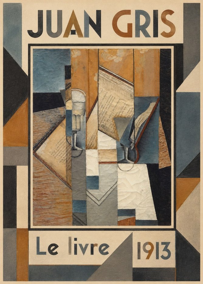 Juan Gris Le Livre No4 - Juliste