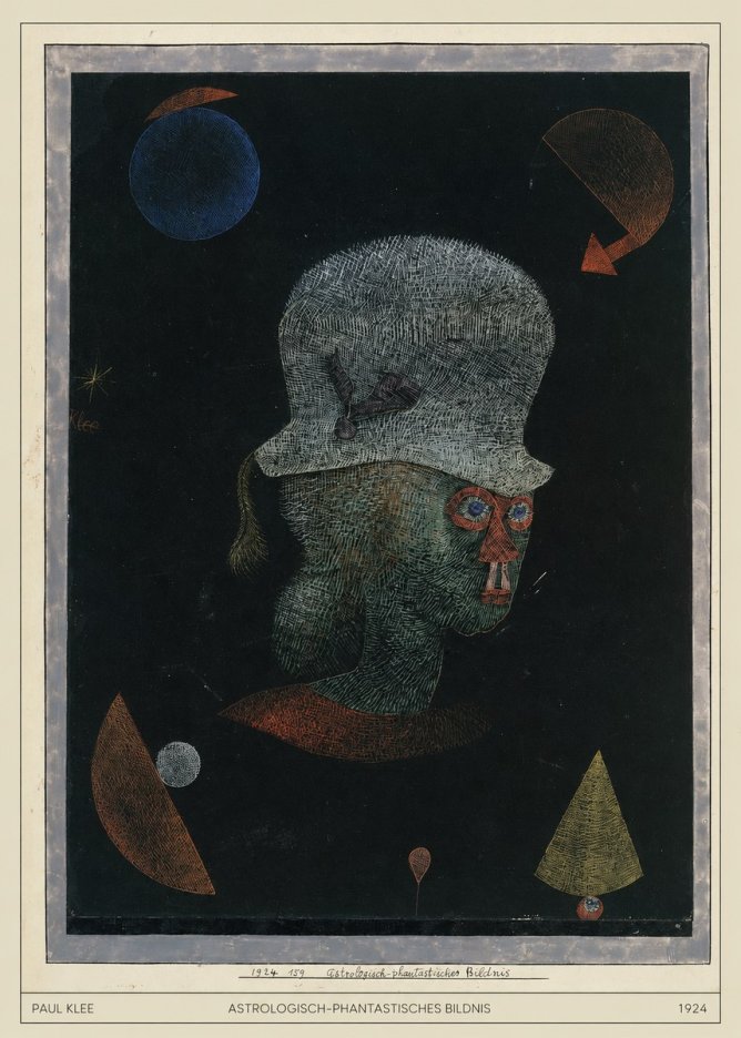 Paul Klee Astrologisch-phantastisches Bildnis No4 - Juliste