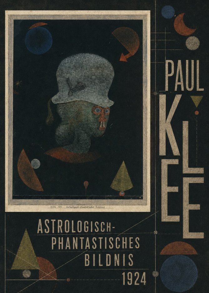Paul Klee Astrologisch-phantastisches Bildnis No5 - Juliste