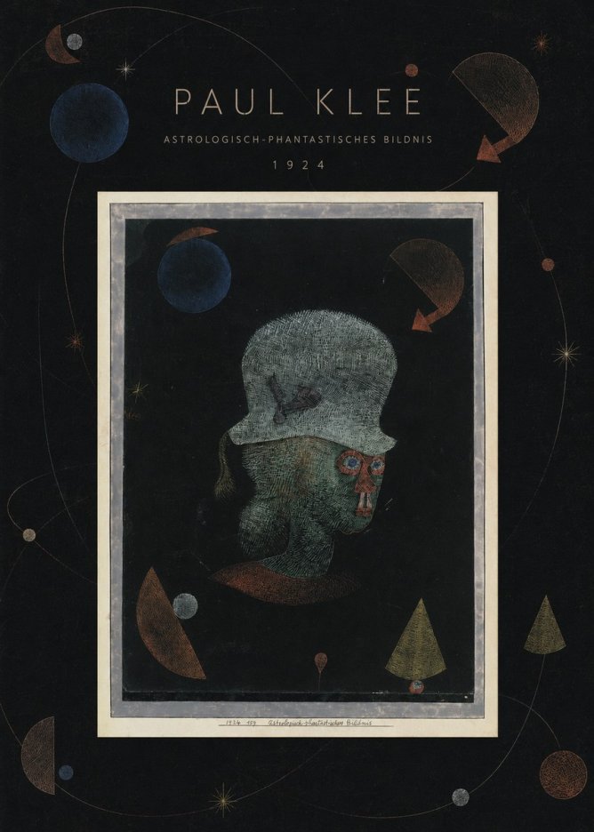 Paul Klee Astrologisch-phantastisches Bildnis No6 - Juliste