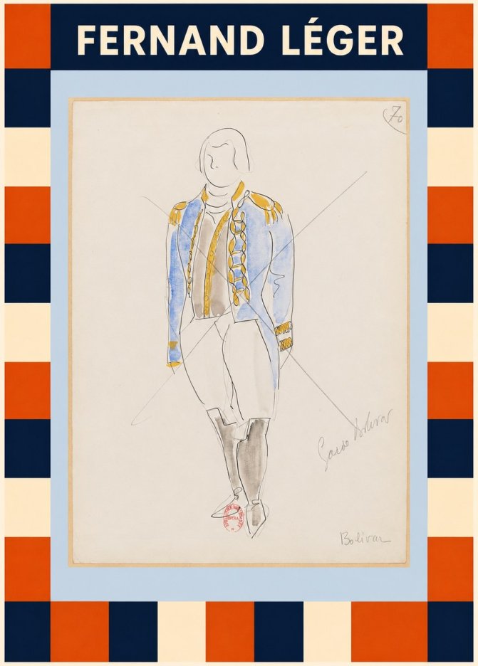 Fernand Léger Bolivar VII No4 - Juliste