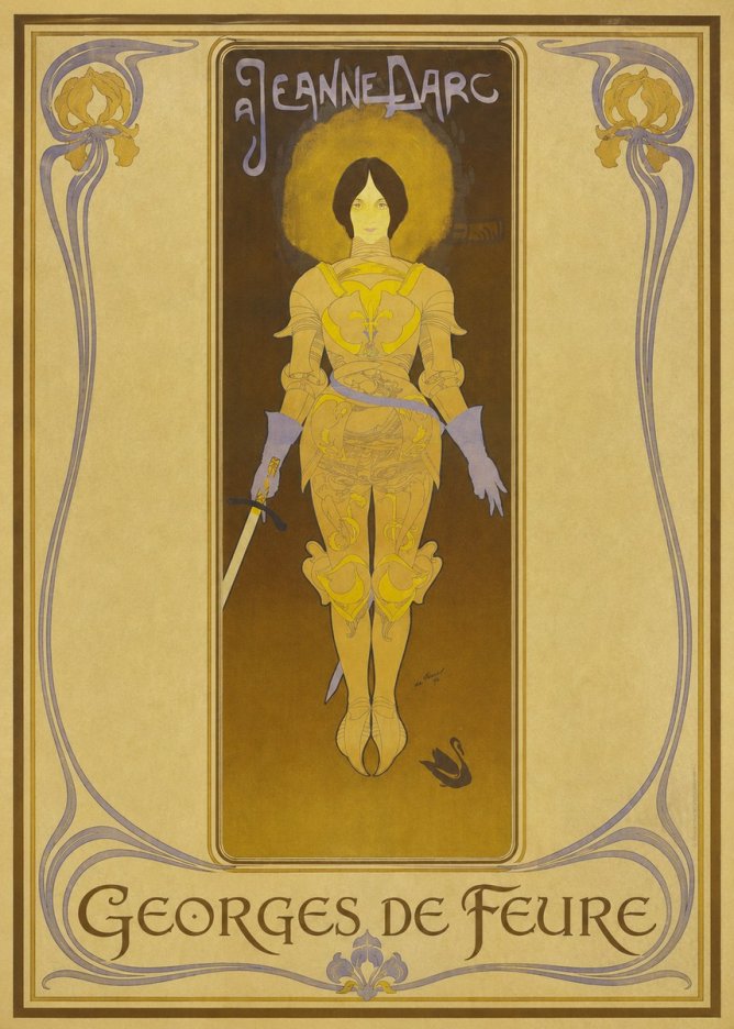 Georges de Feure À Jeanne D'arc No1 - Juliste