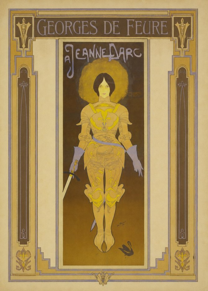 Georges de Feure À Jeanne D'arc No3 - Juliste
