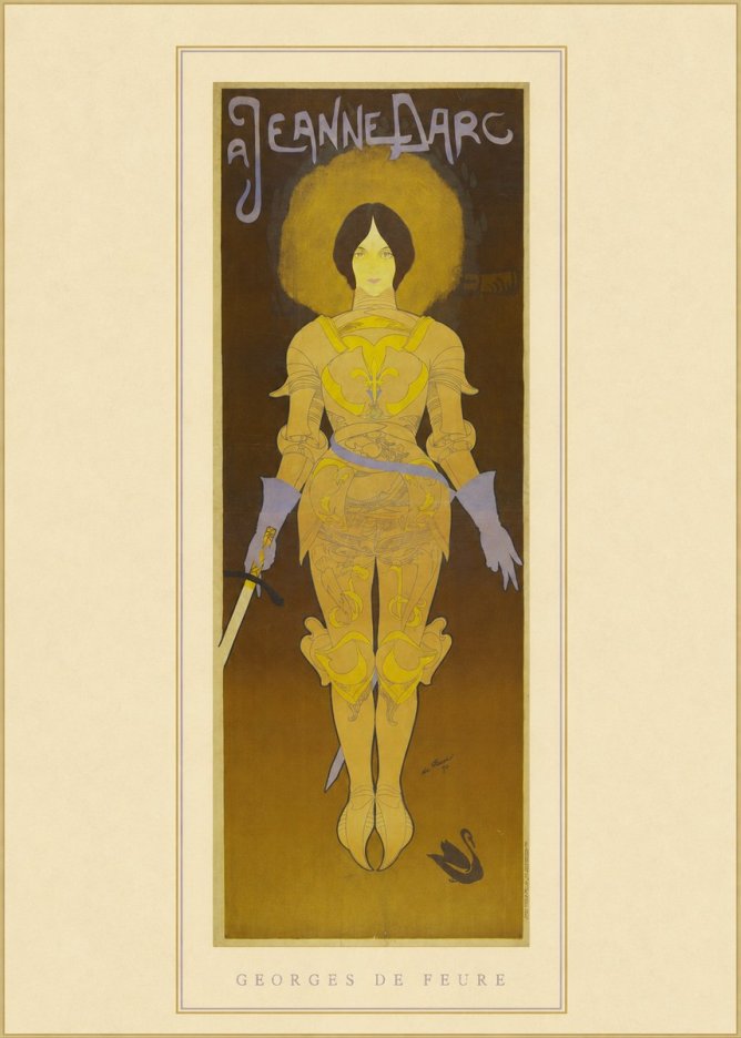 Georges de Feure À Jeanne D'arc No4 - Juliste