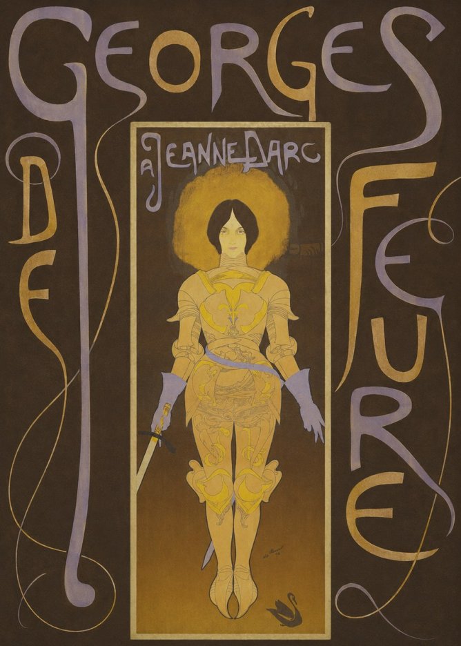 Georges de Feure À Jeanne D'arc No5 - Juliste