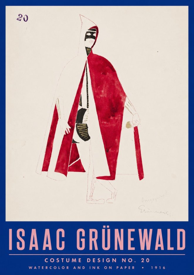 Isaac Grünewald Costume Design No. 20 No3 - Juliste