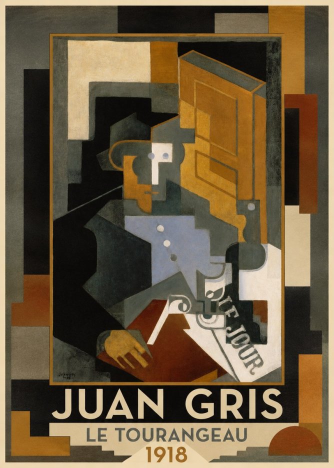 Juan Gris Le Tourangeau No1 - Juliste