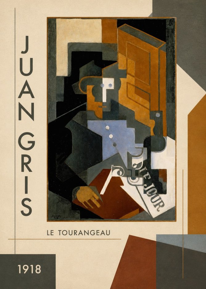 Juan Gris Le Tourangeau No3 - Juliste