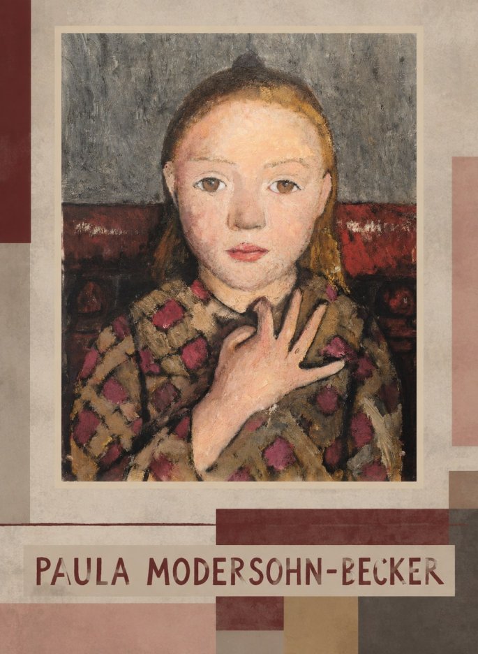 Paula Modersohn-Becker Girl in Checked Blouse No3 - Juliste