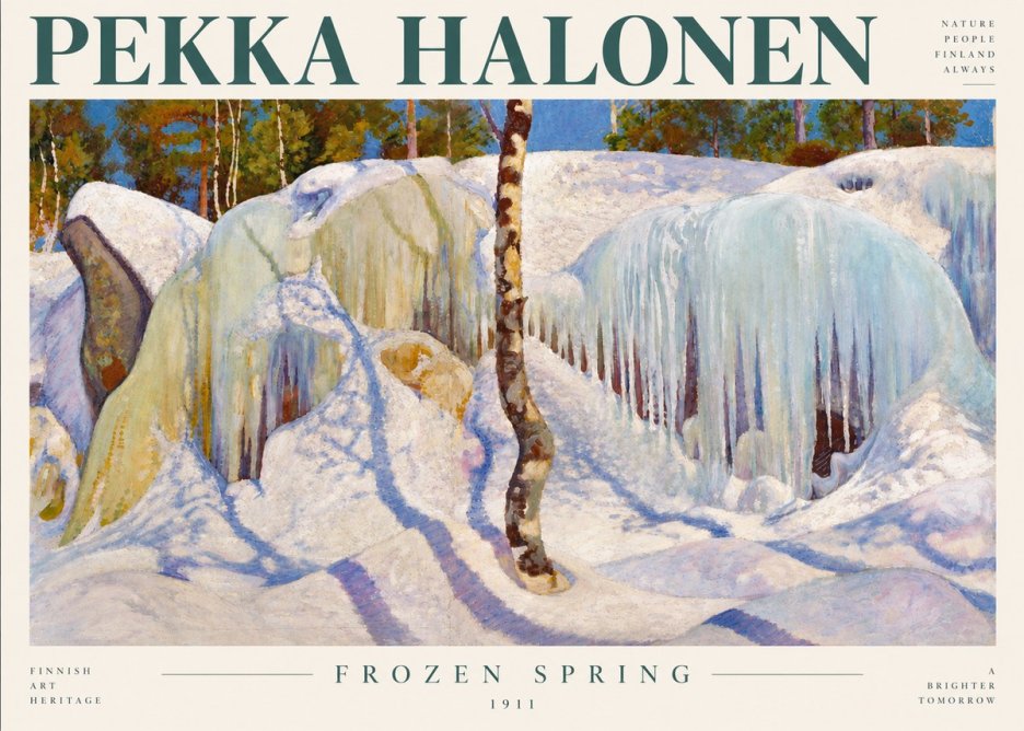 Pekka Halonen Frozen Spring No4 - Juliste