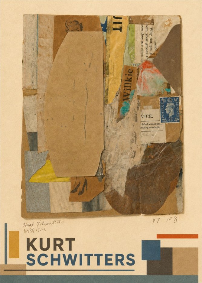 Kurt Schwitters Abstract Merz Collage No2 - Juliste