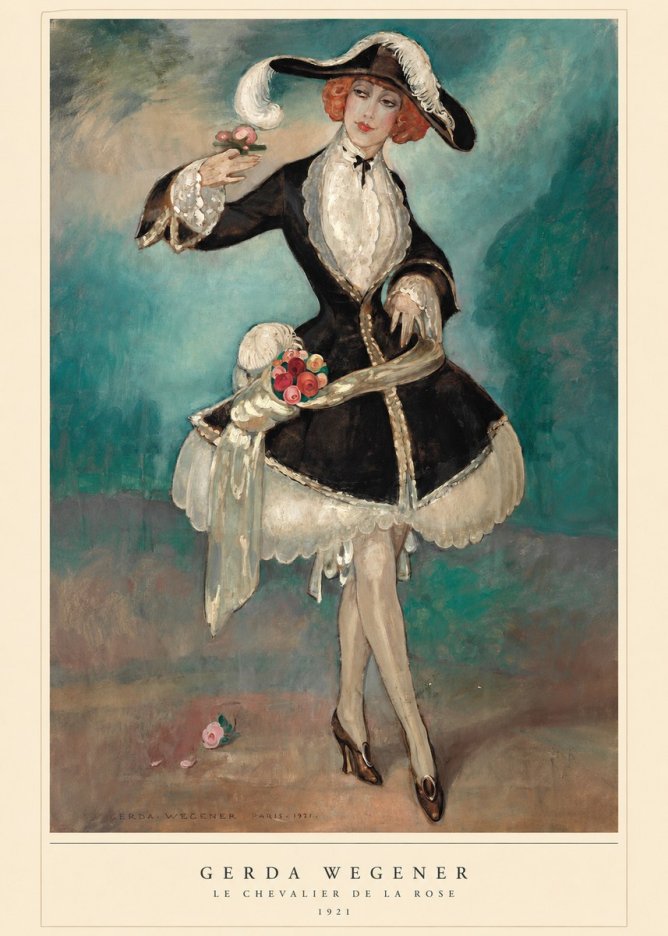 Gerda Wegener Le Chevalier De La Rose No6 - Juliste
