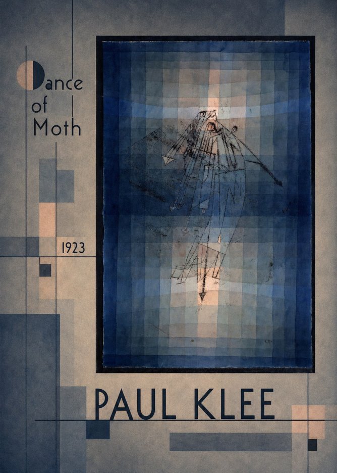 Paul Klee Dance of Moth No2 - Juliste