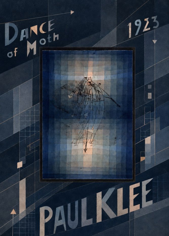 Paul Klee Dance of Moth No6 - Juliste