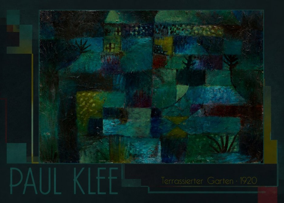 Paul Klee Terrassierter Garten No1 - Juliste